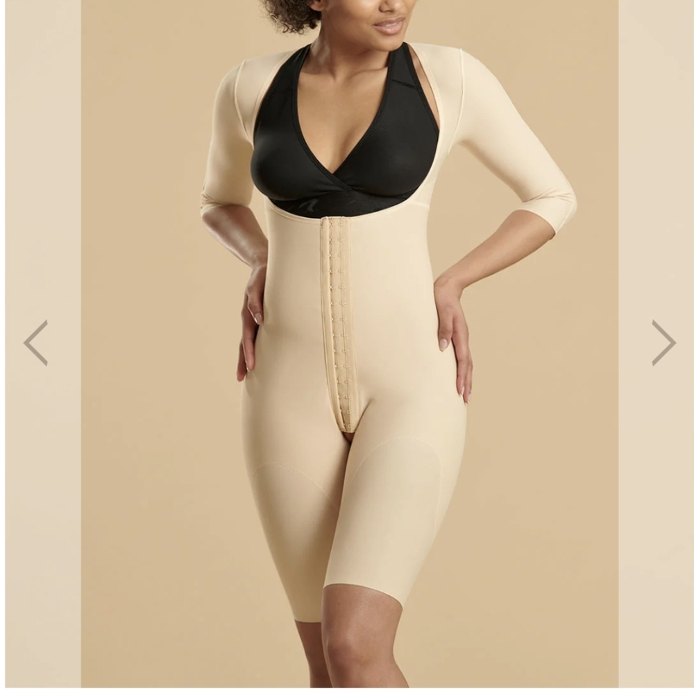 Black Marena post surgery body suit women's large